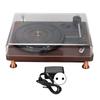 Bluetooth Record Player 3 Speed Stereo Speaker Vintage Wireless Turntable Phonograph with Dust