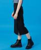 Collet Women Cooling Refrigerator Slim Semi-Slit Long Skirt [Black] Long Skirt Ver.
