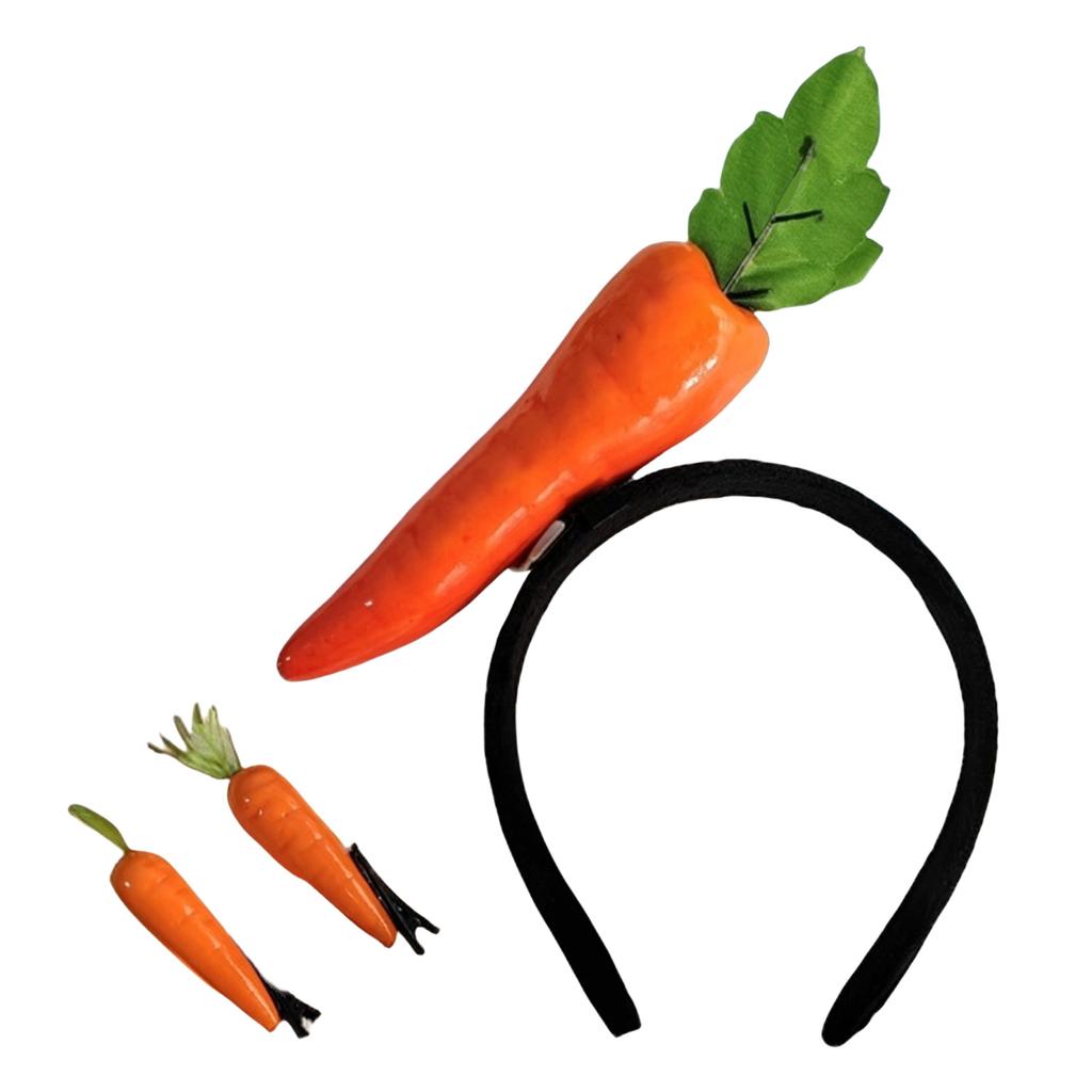 Имитация фруктов и овощей, обруч для волос, забавный, для дня рождения, косплея, Хэллоуина, головной убор, женская мода, аксессуары для волос