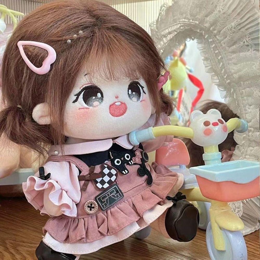 Красивая одежда для 20-сантиметровой хлопковой куклы, модная толстовка, трендовый K-pop наряд для плюшевых кукол