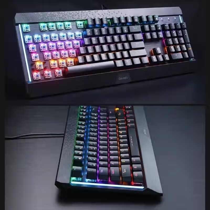 Проводная механическая игровая клавиатура DAREU LK169 с подставкой для запястий
