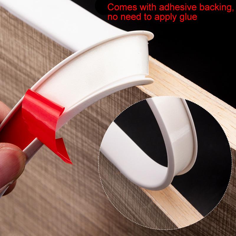 400 см/рулон ПВХ уплотнительная лента самоклеящаяся кромка декоративная мебель шкаф