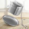 Extended Chain Hook Stainless Steel Tea Infuser Ball Extra Fine Mesh Ball Shape Loose Tea Steeper Brew Tea Mesh Filter Strainer