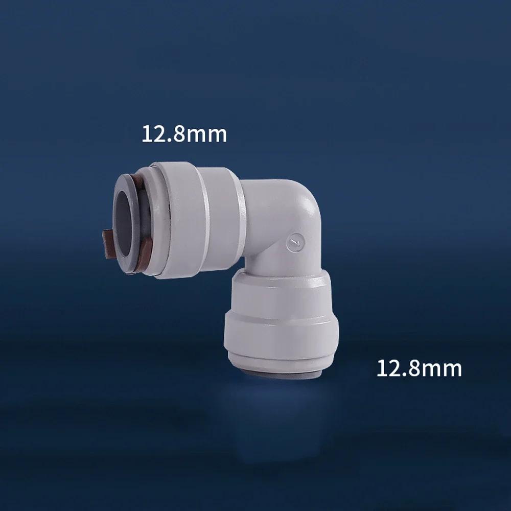 Фитинг 3/8" 1/2" НАР. ДИАМ. X 3/8" ТРУБКА Прямой Угольник Тройник POM Быстроразъемное Соединение для Аквариума RO Фильтра Воды Системы Обратного Осмоса