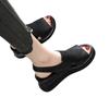 Women's Platform Wedge Sandals New Summer High Heel Leisure Peep Toe Women's Shoes Soft Leather Heightened Platform Shoes