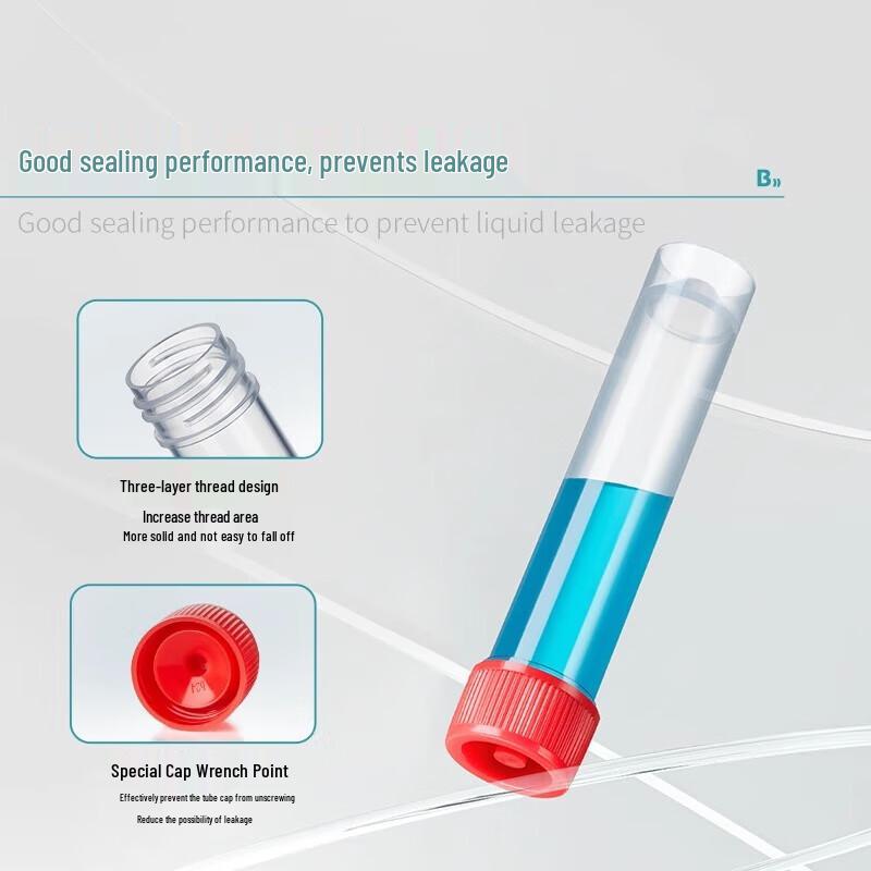 BKMAMLAB PP Self-Standing Centrifuge Tubes, 10mL