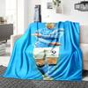 Haalands Dynamic Collage Blankets Flannel Printed Breathable Warm Throw Blanket for Home Office Bedspreads 0708a78