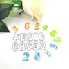 0-9 New Cutting Dies Number Frame Metal DIY Educational Scrapbook Punch Stencils Embossing Die Cut Mold