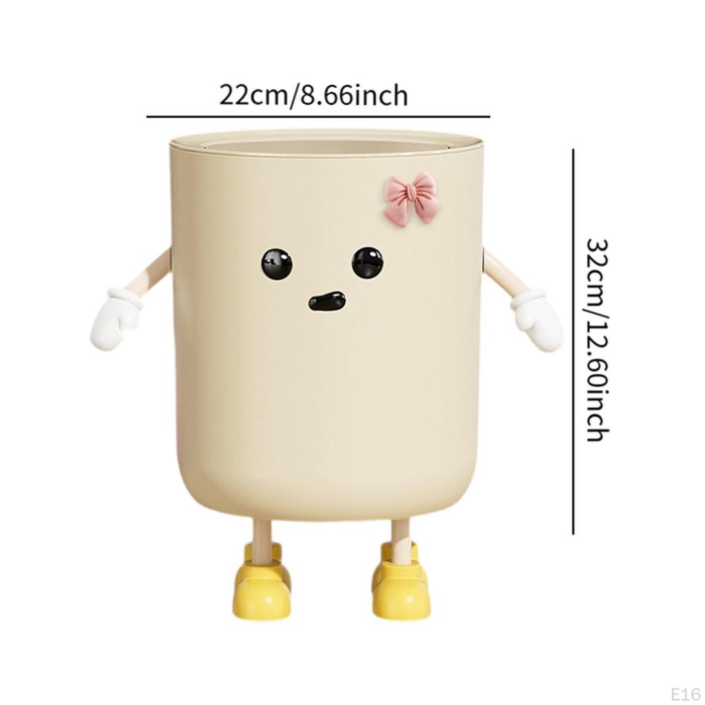 Очаровательная мусорная корзина для мусора Портативная Креативная Современная Практичная для Дома