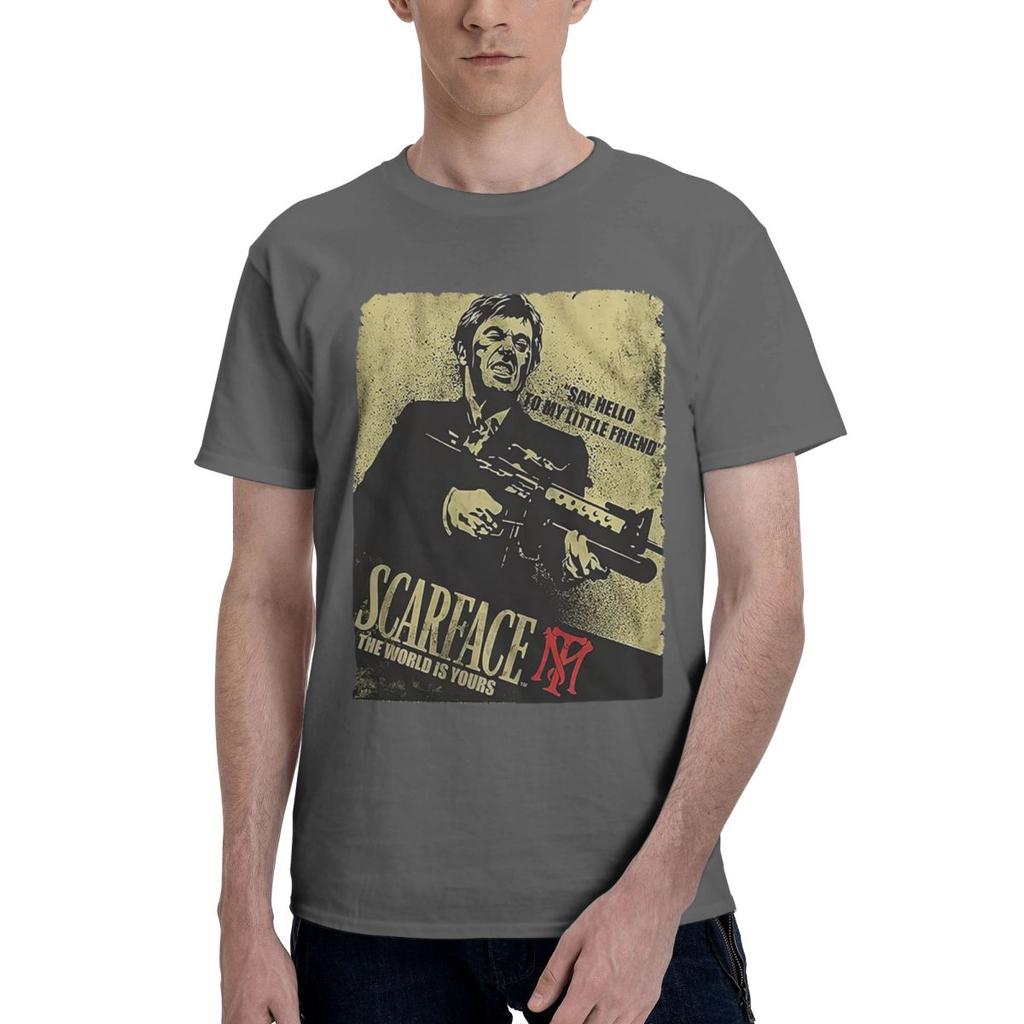 Scarface Action Black 100 Cotton Casual Breathable Confortable Shirt Football Shirts 2025 Funny Gifts