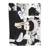Gojo Satoru Collage Manga Fleece Blankets Jujutsu Kaisen Anime Vintage Throw Blanket for Home Bedspread