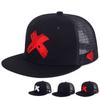 Fashion Baseball Caps X Embroidery Mesh Breathable Cap Hip-Hop Outdoor Unisex Turning Hats Snapback Hat
