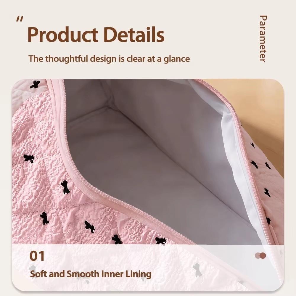 Large Capacity Hair Dryer Storage Bag With Handle Zipper Curler Storage Bag Multi-Functional Lightweight