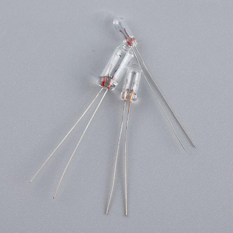 25Pcs 5Mm 4Mm 3Mm Clear 12V Mini Bulb Of Wheat Rice Bulbs Switch Button Bulbs Indicator Bulb Tungsten Lamp