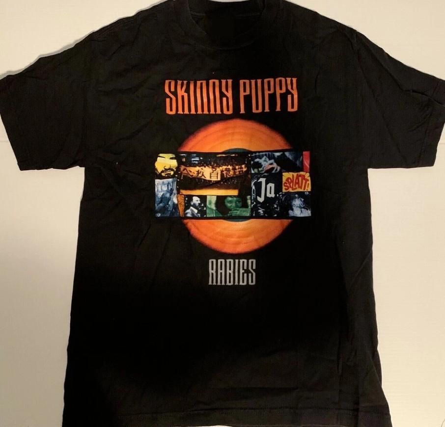 Винтажная футболка Skinny Puppy Rabies Cover 90-х S-5XL