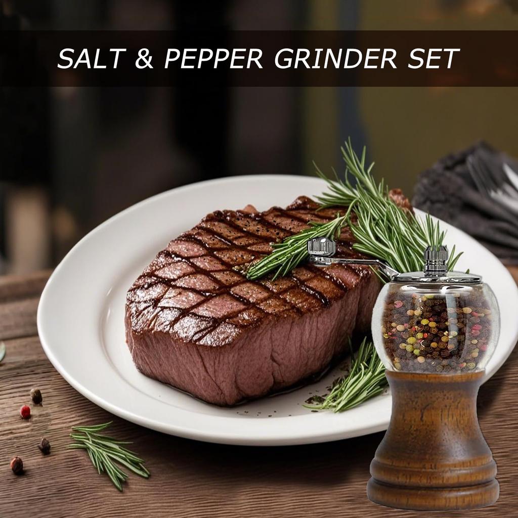 Машина для полировки соли и перца, ручная машина для полировки перца, соль, можно использовать деревянный и акриловый сердечник из цинкового сплава с грубой керамикой.