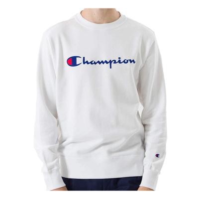 Толстовка флисовая Standard Script Logo белая XL [Champion] (Старая модель) C3-H004 Мужской