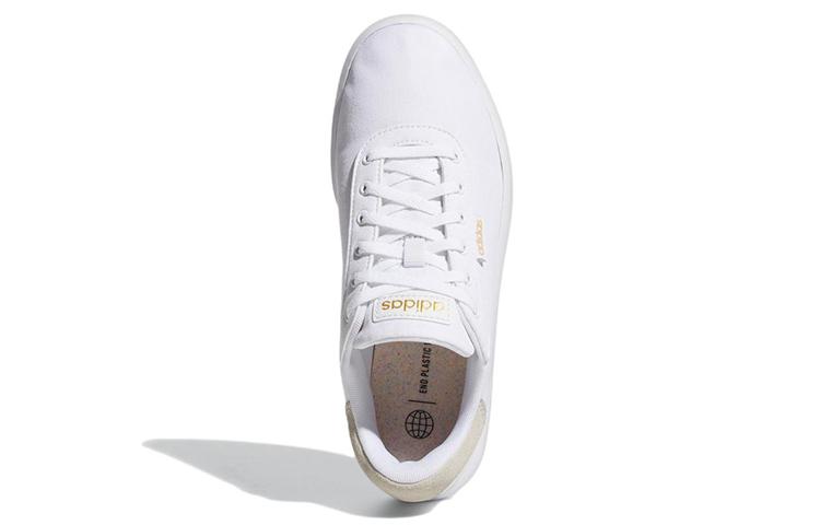 adidas Женские кроссовки на платформе Court Platform Cln 'White Gold Metallic' GZ1689