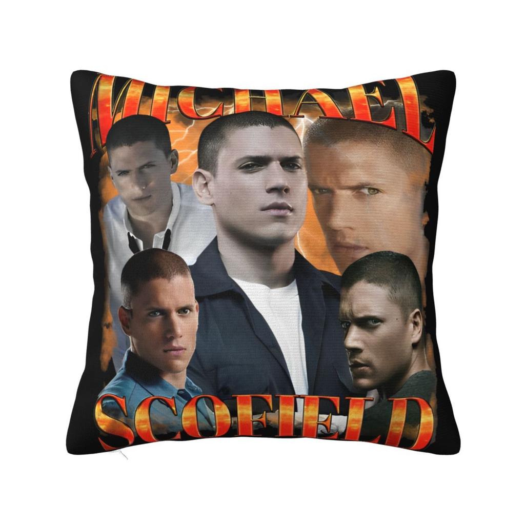 Prison Break Tv Series Michael Scofield Throw Pillow Cover Polyester Throw Pillow Fashion Cushion Covers