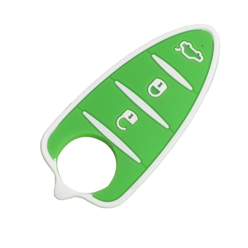 Jingyuqin Автомобильный брелок для ключей Резиновая накладка Чехол 3 кнопки для Alfa Romeo Mito Giulietta 159 GTA Чехол Чехол