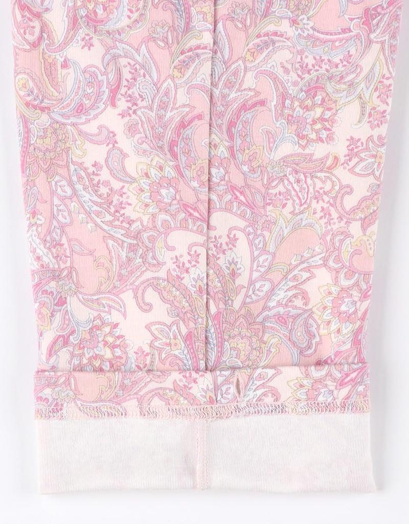 Wacoal Relax Sleep Лонгслив и удобный фронтальный CDW484 & Женская пижама, Брюки, 100% хлопок, Теплый, Дизайн, Открытие,