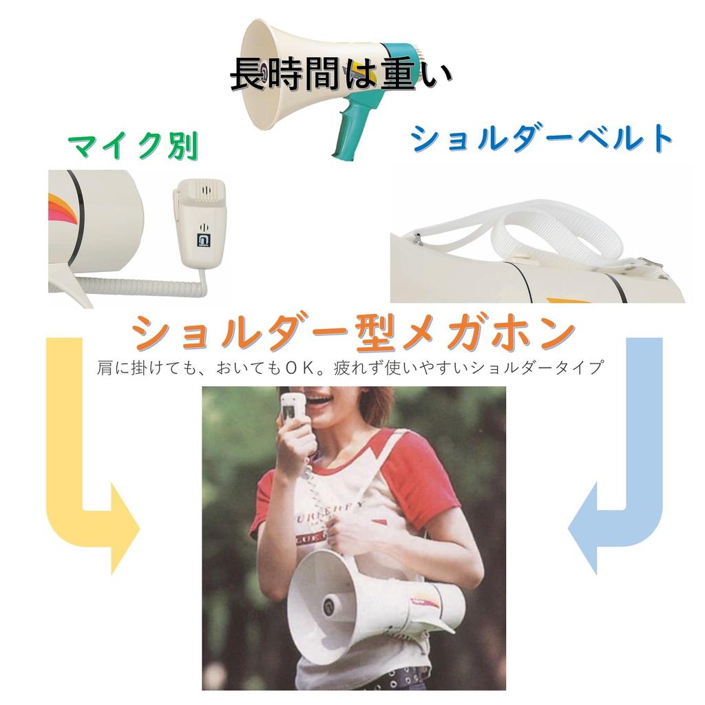 Noboru Shoulder (Noboru Electric) Megaphone/Loudspeaker TM-205