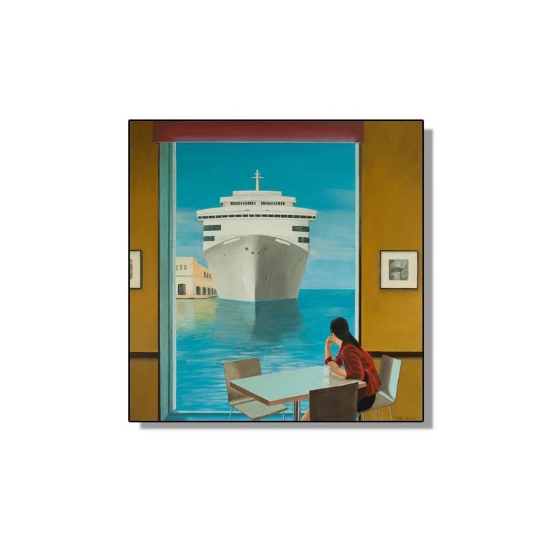 Известный Дэвид Хокни абстрактный пейзаж постер холст картина бассейн океан окно настенное искусство для гостиной домашний декор