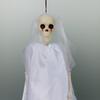 Halloween Ghost Decoration Spooky Ghost Bride Halloween Decoration Realistic Haunted House Prop with Lanyard
