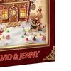 Gingerbread Couple Christmas Advent Calendar 2025 24 Day Countdown Box Acrylic Ornaments Hanging Tree Decor for Xmas Holiday Home Decoration