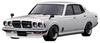 Ignition Model Nissan Bluebird U 2000GTX White Finished Product 1/18 (G610)