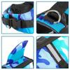 Pet Supplies Summer Dog Life Jacket Lightweight Adjustable Velcro Medium and Large Dog Swimwear