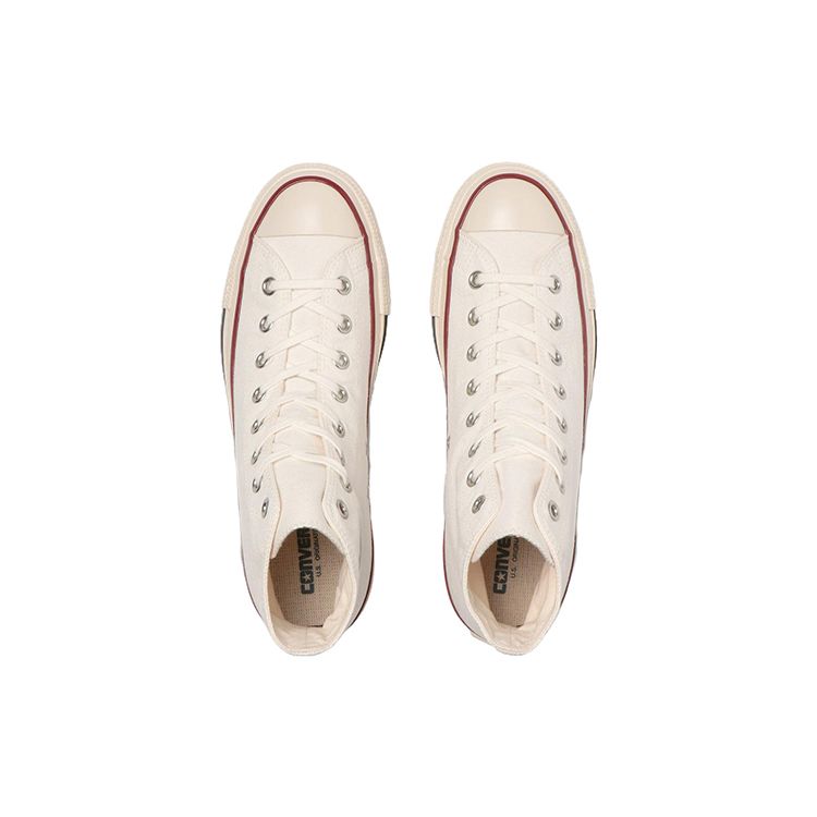 Converse All Star Us Hi Удобные Простые Высокие Кеды из Канваса Унисекс Белые 31308190