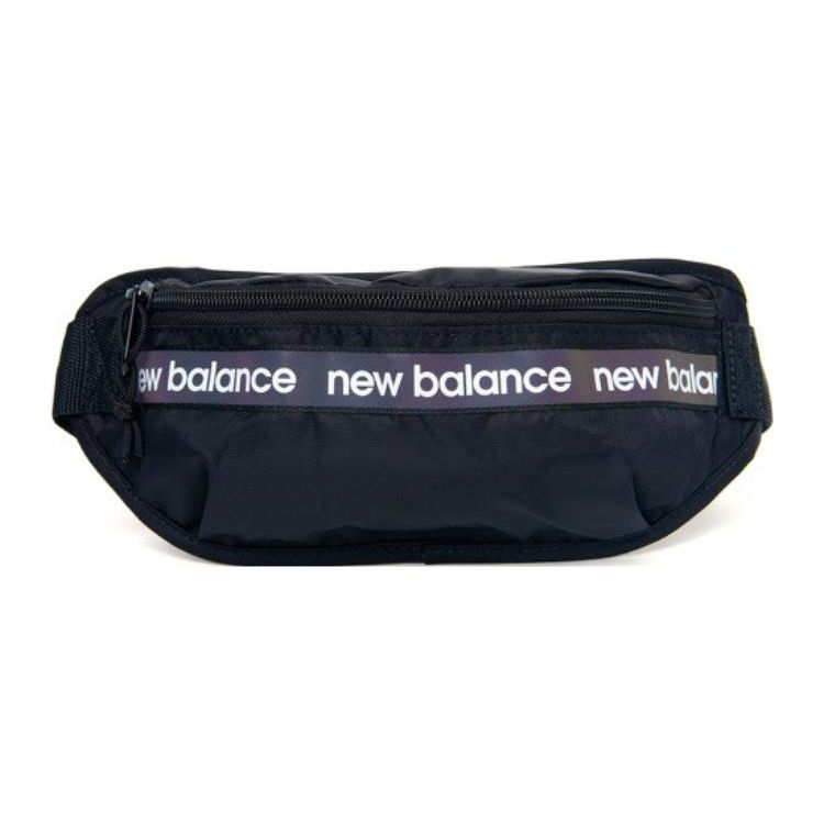 New Balance Модная повседневная трендовая спортивная ткань Сумка через плечо на грудь поясная Унисекс Сумки Черная LAB13640-BK