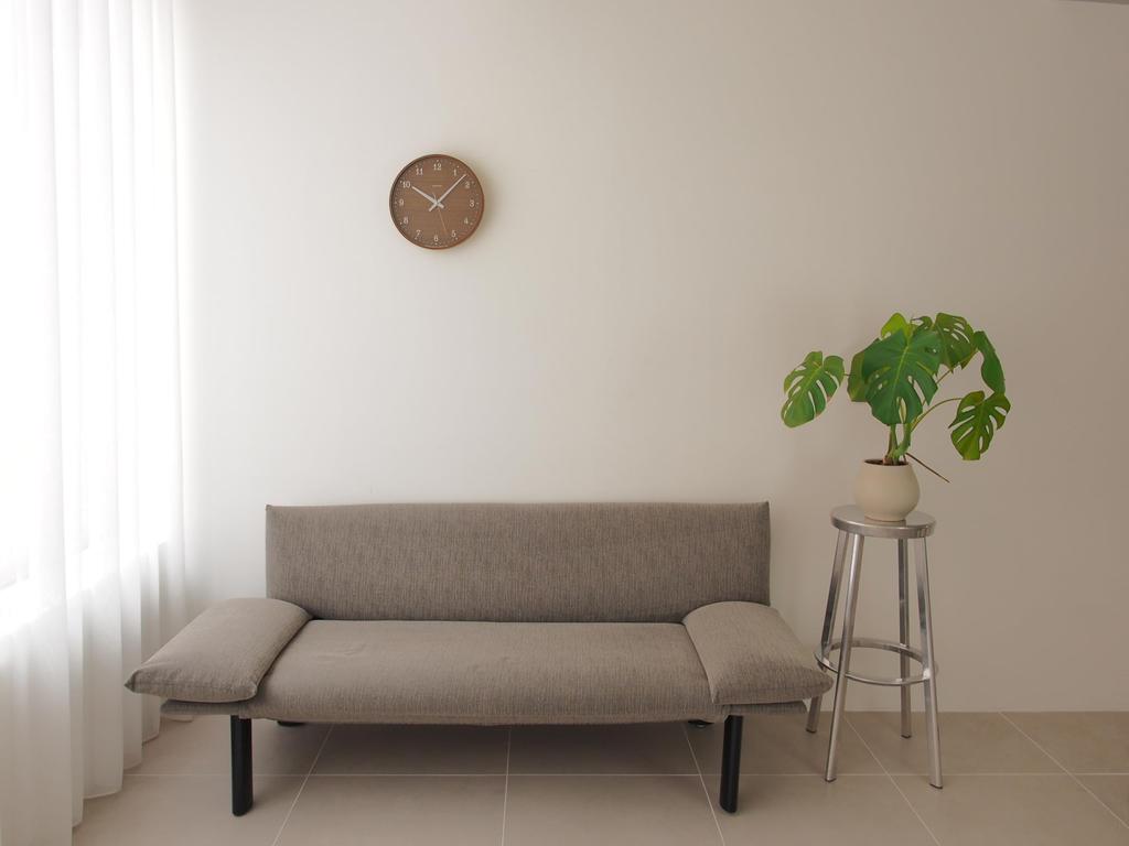 Lemnos Radio-Controlled Analog Clock with Natural Wood Fabric, Brownie Brown PC25-12W BW