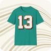 Ретро футболка с принтом спереди и сзади Miami Dolphins №13 Dan Marino