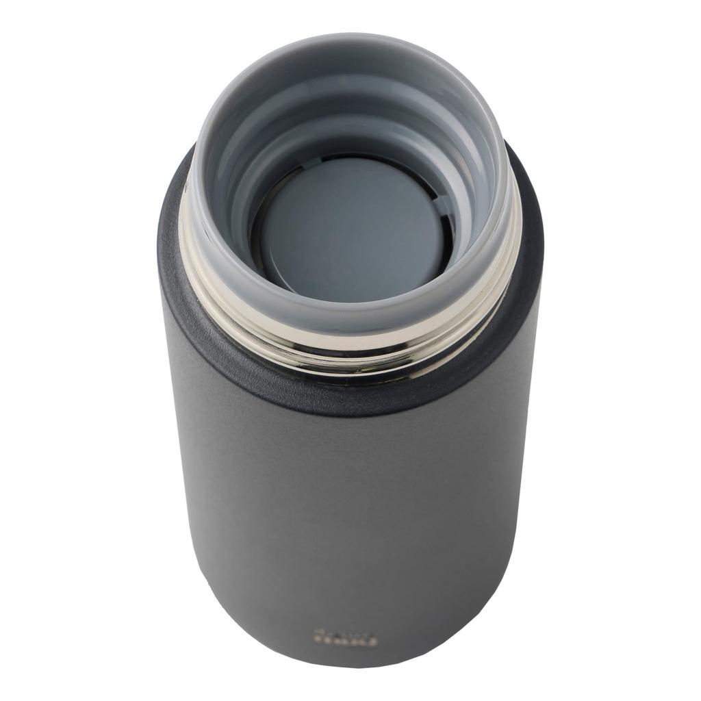 Thermo Mug ALLDAY Stainless Steel Bottle, 360ml, Black, Double-walled Vacuum Wall, AL21-36A