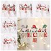 Wooden Xmas Tree Ornaments Santa Xmas Door Hanging Ornaments Wooden Christmas Pendants  Festival