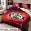 Southampton FC Printed Bedding Set Custom Name Text 1 Duvet Cover 2 Pillowcases For Bedroom