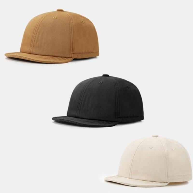 Унисекс Спортивная Повседневная Однотонная Кепка Snapback