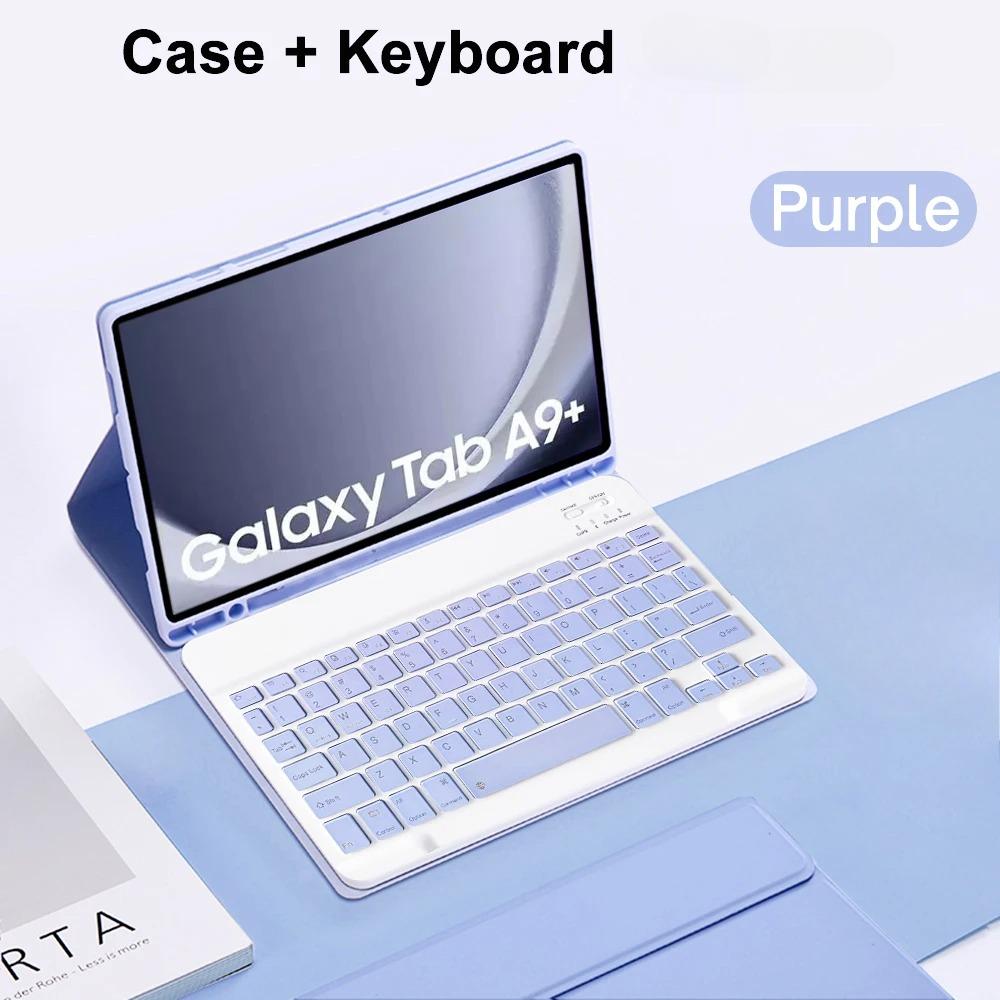 Чехол-клавиатура для планшета Samsung Galaxy Tab A9 Plus, кожаный чехол для Samsung Tab A9+ SM-X210 X216 X218, чехол-клавиатура Magic Bluetooth
