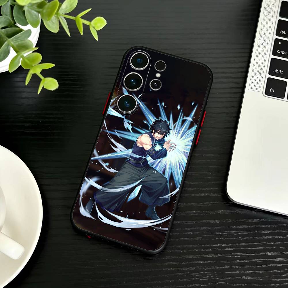 Чехол для телефона ANIME F-FAIRY TAIL для Samsung S26,S25,S24,S23,S22,S21,S20,Ultra,Plus,FE Черный Мягкий Чехол