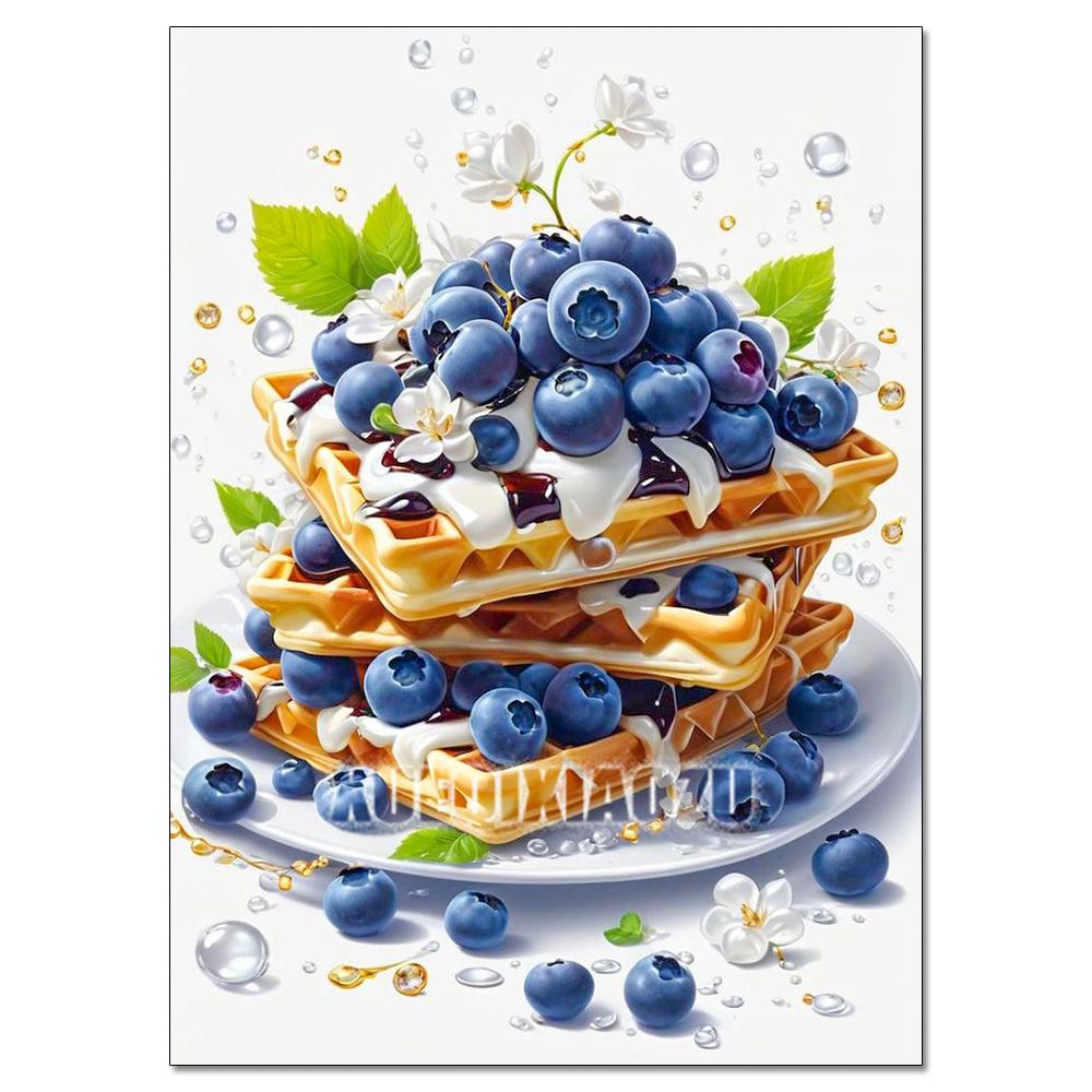 New Kitchen Restaurant Diamond Painting Decoration Bread Coffee Diamond Cross Stitch Kit DIY Handmade Adult Hobby Gift