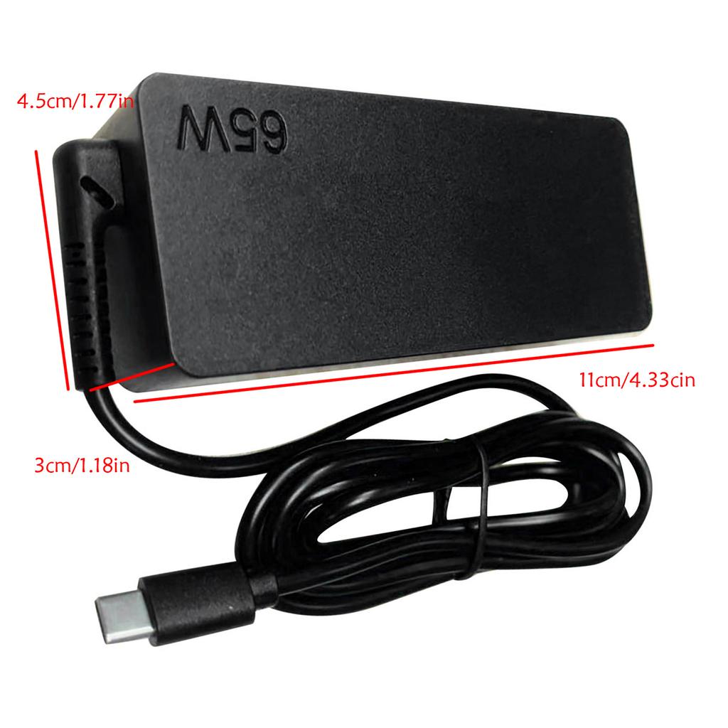 Адаптер питания USB-C Type-C 65 Вт для Nikon, для Canon, для ноутбука ThinkPad, для HP, для Lenovo, портативное зарядное устройство USB-C
