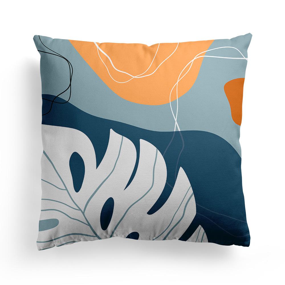 Наволочка в скандинавском стиле с абстрактным искусством, красота, цветок, лист, домашний диван, подушка для головы, подушка для сна, наволочка