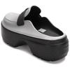 Crocs Stomp Loafer серебристо-черные кроссовки унисекс 210363-01V