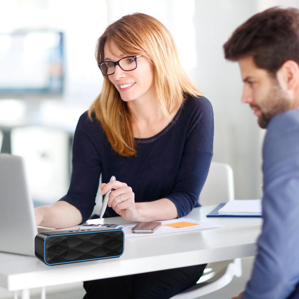 Беспроводная колонка Bluetooth, водонепроницаемая, IPX7, для ванной, стереоколонка Bluetooth, портативная колонка с микрофоном, функция TWS позволяет подключать два