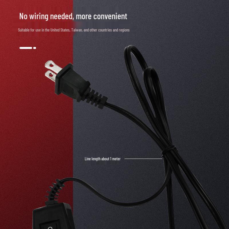 US Standard Heat Gun for Polymer Clay, DIY Rubber Stamps, Embossing Powder & Shrink Sheets, 110V Black