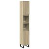 VidaXL Armoire salle de bain chêne sonoma 30x30x190 cm, armoire de rangement de salle de bain, armoire de bain, meuble de 849669
