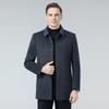 High-end Woolen Coat Men's Coat Top Lapel Jacket Spring and Autumn New Fashion Casual Woolen Jacket Men