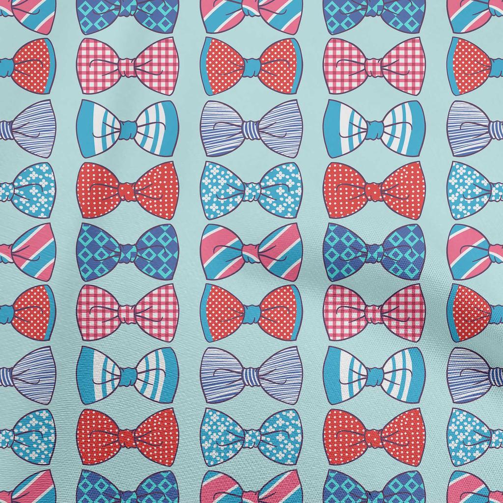 oneOone Ткань Cotton Flex Medium Blue для шитья детских галстуков-бабочек, по ярдам, напечатанная своими руками, швейные принадлежности для одежды, 40 дюймов